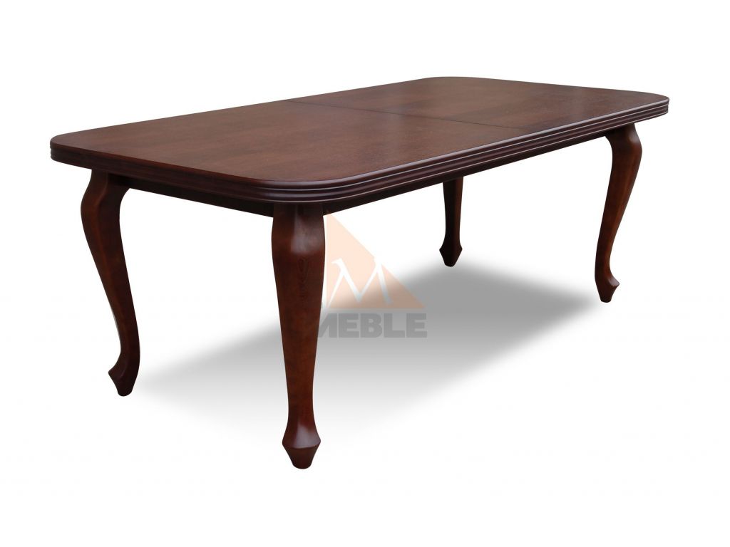 S 13, duży stół rozkładany do jadalni, salonu, fornir dębowy, wymiar 100 x 200 x 300 (2 x 50 cm)