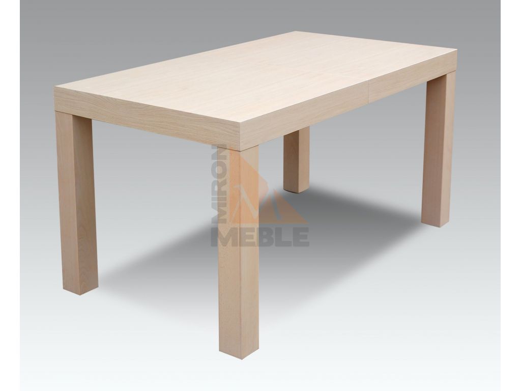 SF 25, stół rozkładany do jadalni, salonu, fornir dębowy, 90 x 160 x 210 (1 x 50 cm)