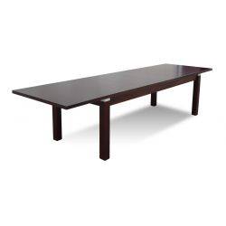 S 18-S , stół rozkładany do jadalni, salonu, fornir bukowy, 100 x 200 x 290 (2 x 45 cm)