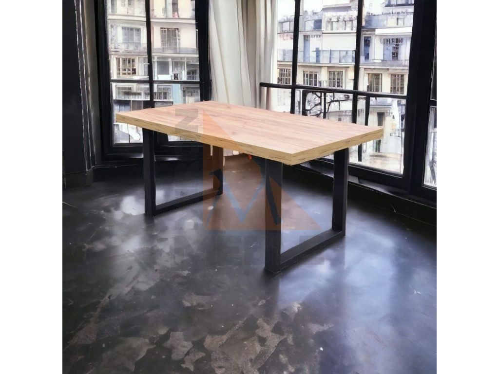 S 80, stół rozkładany duży 90/160/260/2 x 50 cm, laminat metalowa podstawa, dostawa do 10 dni.