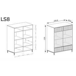 LS-8 NOWOCZESNA WITRYNA