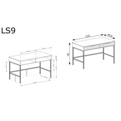 LS-9 Toaletka/konsola