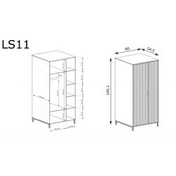 LS-11 NOWOCZESNA SZAFA