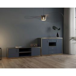Nowoczesna komoda do salonu z szufladami Tampa 135