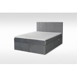 Łóżko kontynentalne 160x200 z pojemnikiem na pościel Boxspring