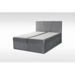 Łóżko kontynentalne 160x200 z pojemnikiem na pościel Boxspring
