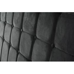 Nowoczesne łóżko tapicerowane 180x200 z eleganckim wezgłowiem Havana