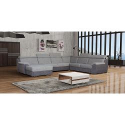 Nowoczesny rozkładany narożnik do salonu w kształcie U Deluxe OT-II-R-II Nowoczesny rozkładany narożnik do salonu w kształcie U Deluxe OT-II-R-II