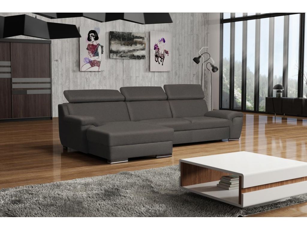 Nowoczesny rozkładany narożnik do salonu w kształcie L Deluxe OT-II Nowoczesny rozkładany narożnik do salonu w kształcie L Deluxe OT-II
