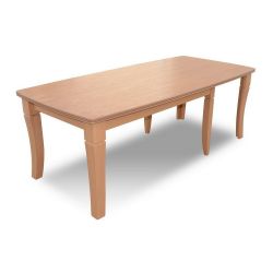 S 26, duży stół rozkładany do jadalni, fornir dębowy, 100 x 200 x 440 cm (4 x 60 cm ).