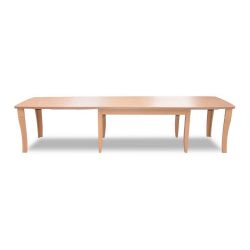 S 26, duży stół rozkładany do jadalni, fornir dębowy, 100 x 200 x 440 cm (4 x 60 cm ).