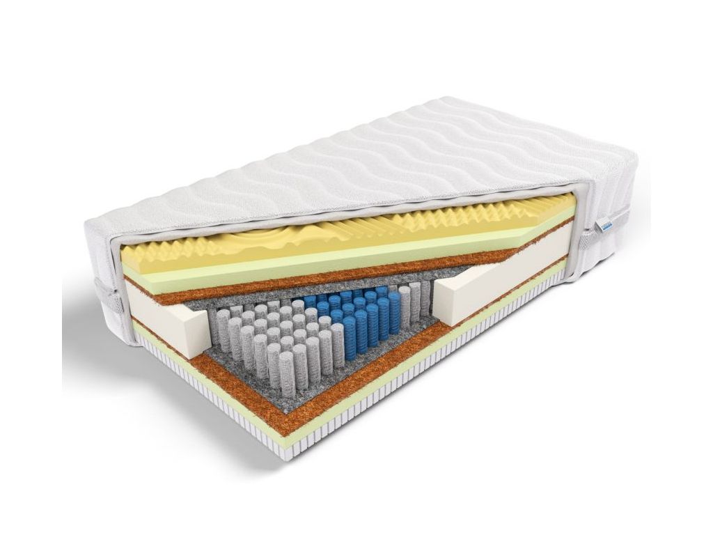 Frankhauer Materac multipocket memory z lateksem i kokosem Jazon