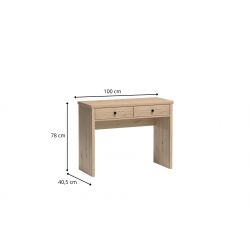 C 18, TOALETKA, SYSTEM CALI, wymiar 100 cm x 40,5 cm x 78 wysokość.