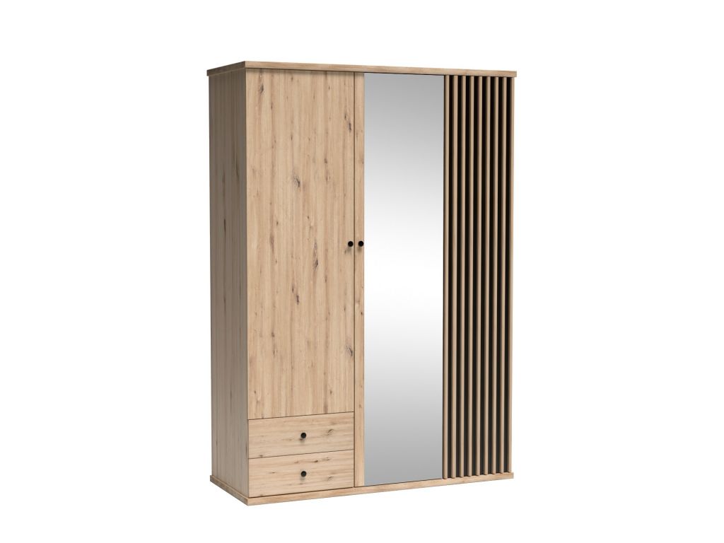 C 23, SZAFA DWUDRZWIOWA Z LUSTREM, SYSTEM CALI, wymiar 150 cm x 60 cm x 213 wysokość.