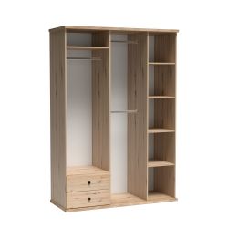 C 23, SZAFA DWUDRZWIOWA Z LUSTREM, SYSTEM CALI, wymiar 150 cm x 60 cm x 213 wysokość.
