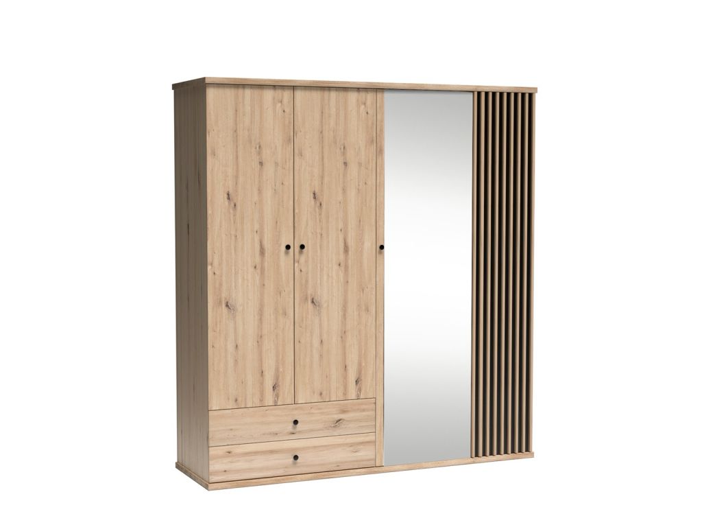 C 24, SZAFA DWUDRZWIOWA Z LUSTREM, SYSTEM CALI, wymiar 200 cm x 60 cm x 213 wysokość.