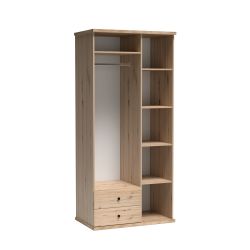 C 25, SZAFA DWUDRZWIOWA Z LUSTREM, SYSTEM CALI, wymiar 100 cm x 60 cm x 213 wysokość.