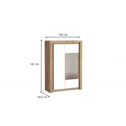 L 5, WITRYNA MAŁA, SYSTEM LIVINIO, wymiar 100 cm x 40,5 cm x 141 wysokość.