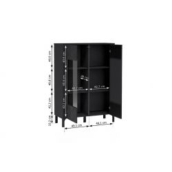 MM 3, WITRYNA, SYSTEM MALUMI, wymiar 103 cm x 40,5 cm x 145 wysokość.