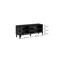 MM 6, MAŁA SZAFKA RTV, SYSTEM MALUMI, wymiar 135 cm x 40,5 cm x 57 wysokość.