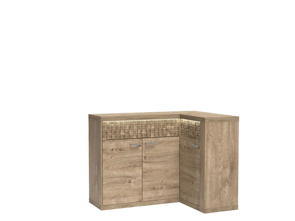 N 15, KOMODA NAROŻNA, SYSTEM NATURAL, 132 x 40,5 x 99 wysokość.