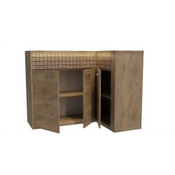 N 15, KOMODA NAROŻNA, SYSTEM NATURAL, 132 x 40,5 x 99 wysokość.