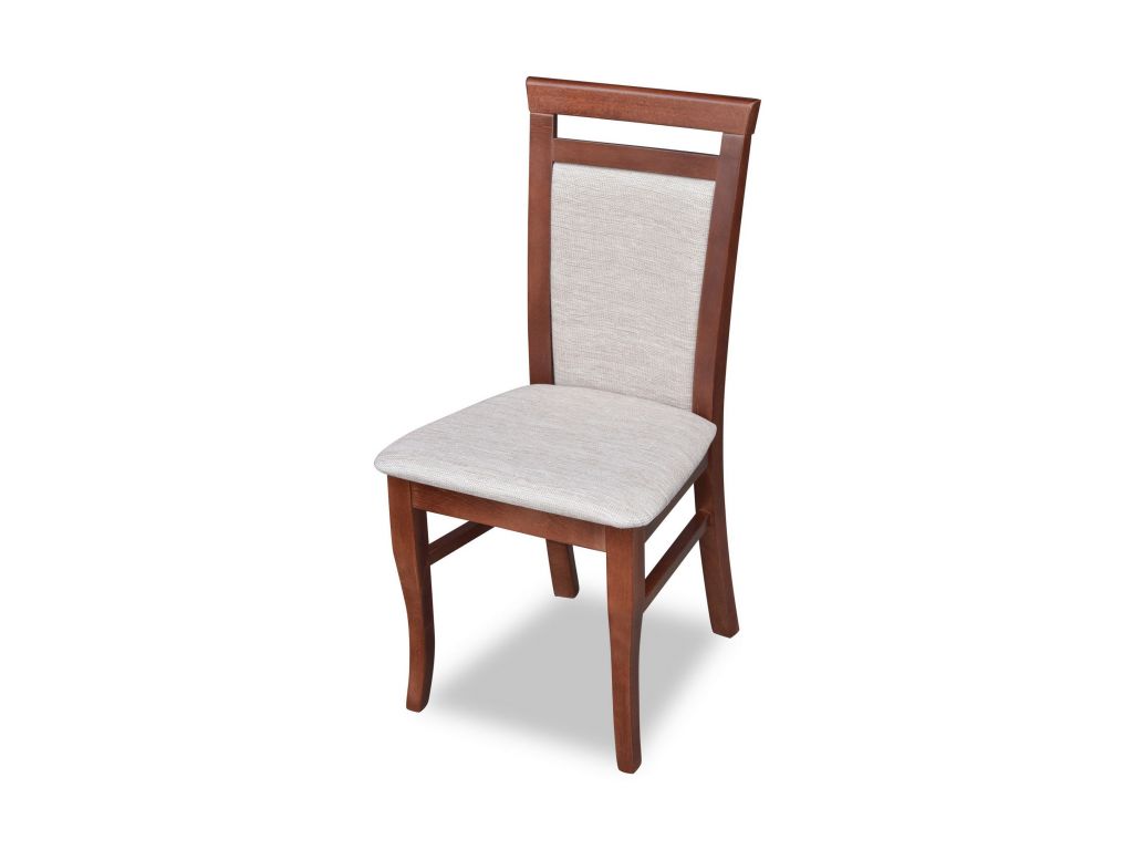 K 37, krzesło tapicerowane do jadalni, salonu, drewno bukowe.