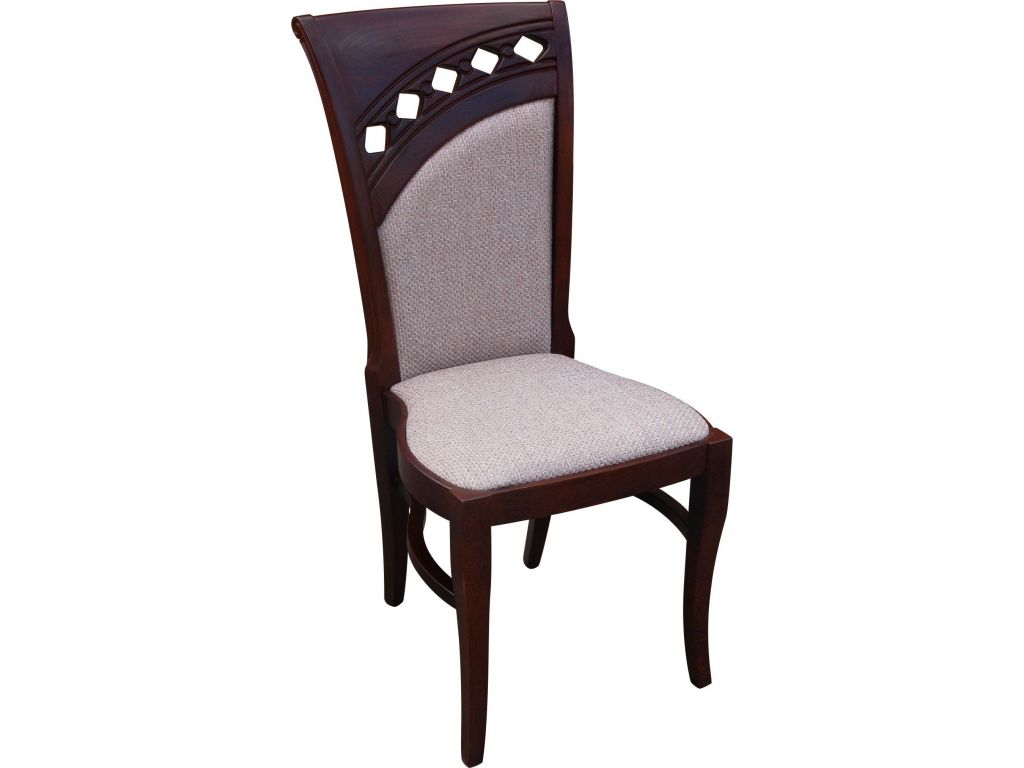 K 49, krzesło tapicerowane do jadalni, salonu, drewno bukowe.