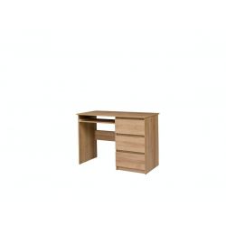 C09, biurko, system COSMO, 4 szuflady i półka na klawiaturę, szerokość 110 cm.