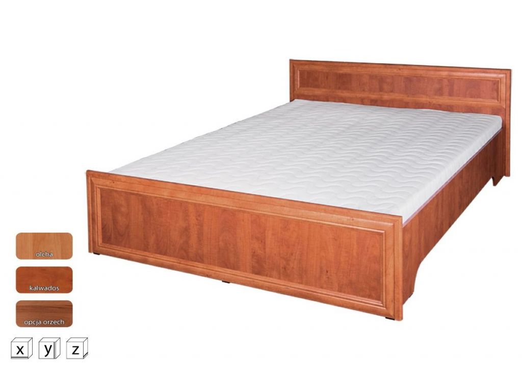 OŁ, łóżko 160 x 200 cm powierzchnia spania, system OSKAR.