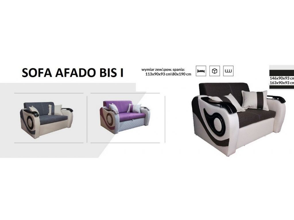 Sofa FADO BIS I, rozkładana jednoosobowa, powierzchnia spania 80 x 190 cm. Sofa FADO BIS I, rozkładana jednoosobowa, powierzchnia spania 80 x 190 cm.