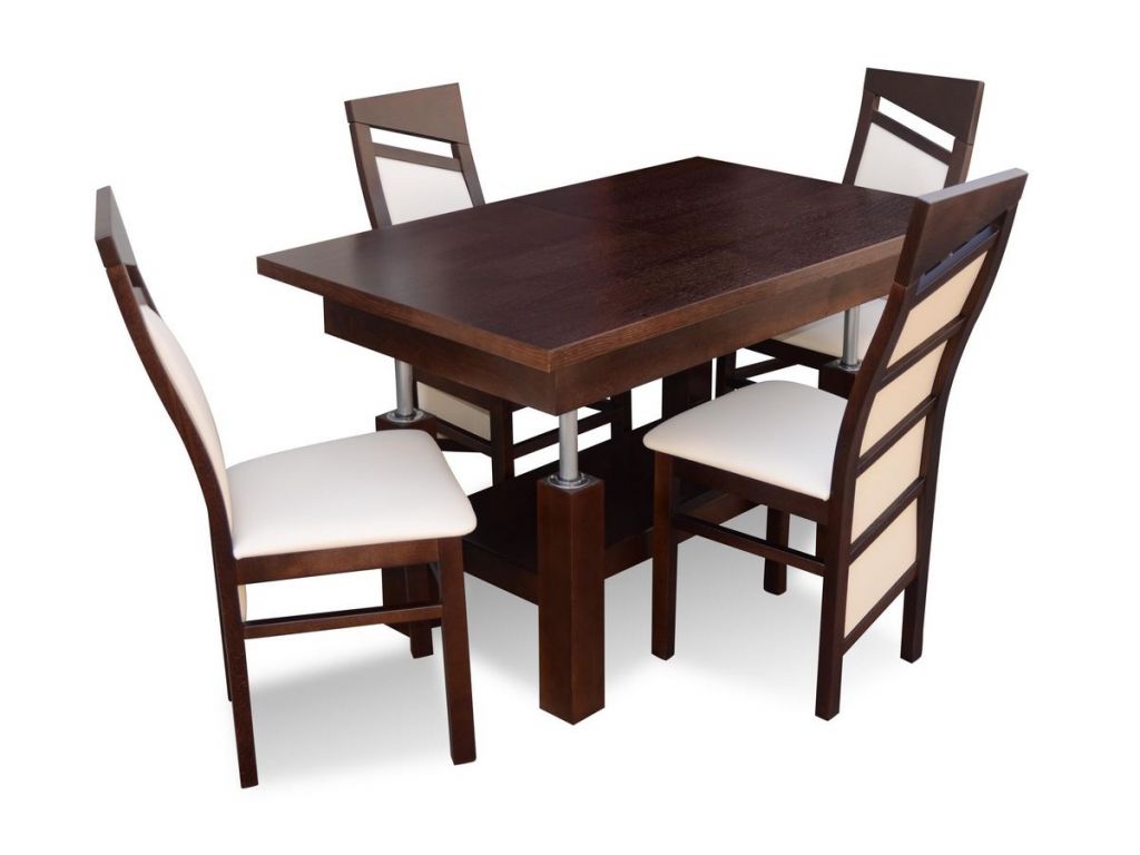 Zestaw do jadalni 34, stół S37 wymiar 80 x 130 x 170 krzesło K61, 4 szt. Zestaw do jadalni 34, stół S37 wymiar 80 x 130 x 170 krzesło K61, 4 szt.