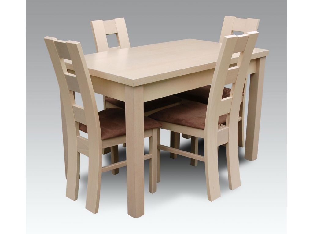 Zestaw do jadalni 49, stół S18, wymiar 70 x 120 x 160 , krzesło K42 ,4 szt. Zestaw do jadalni 49, stół S18, wymiar 70 x 120 x 160 , krzesło K42 ,4 szt.